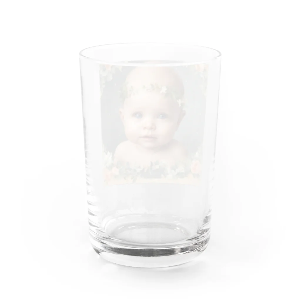 ikeikesawaの赤ちゃんのかわいいグッズ Water Glass :back