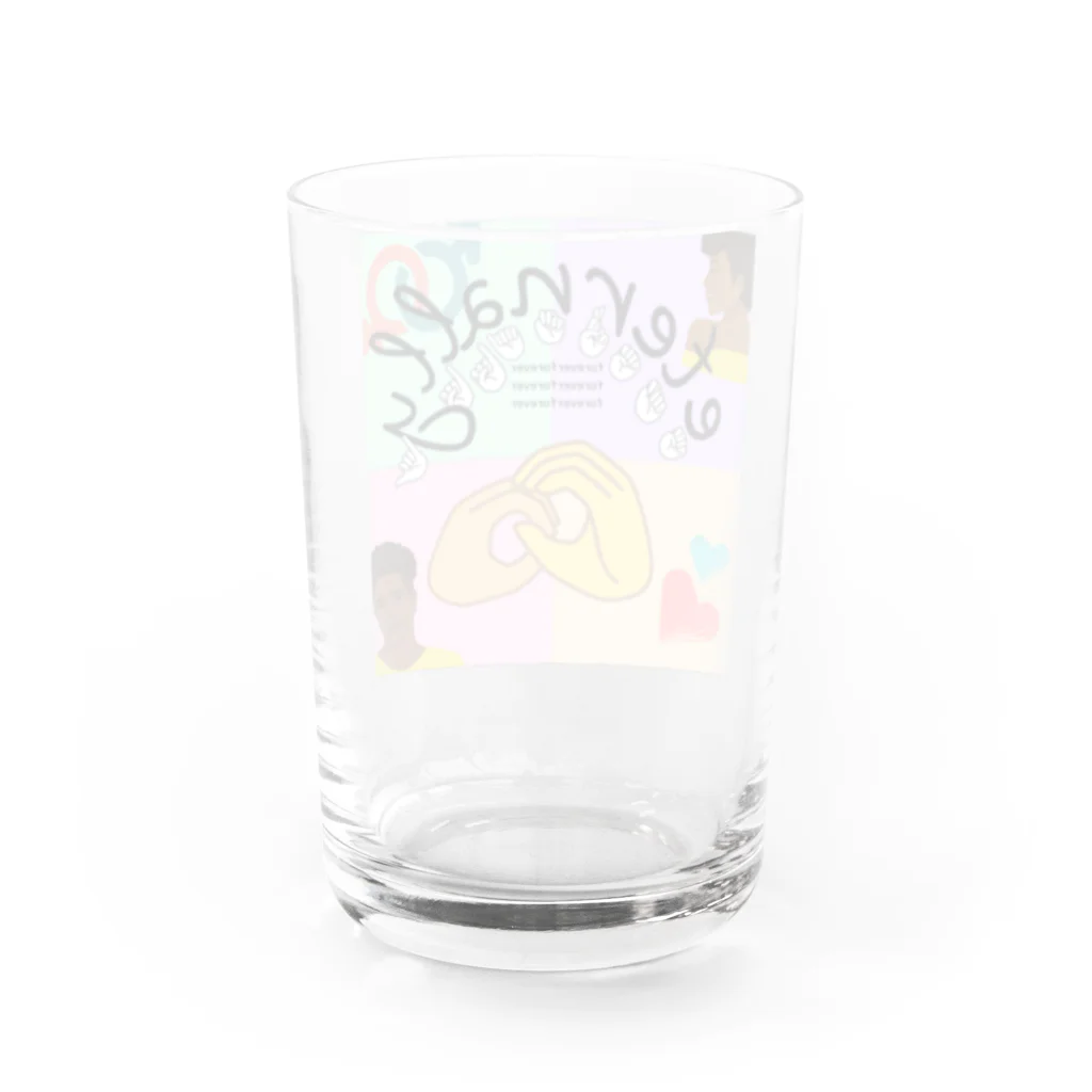 mashiro73のシュワッチ Water Glass :back