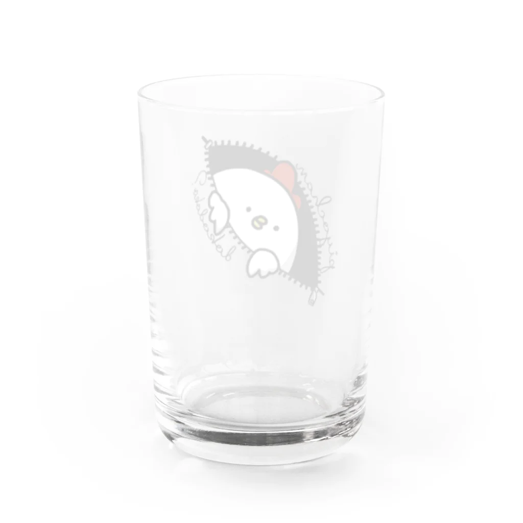 栗山コリーのぴよちゃんどこどこ？ Water Glass :back