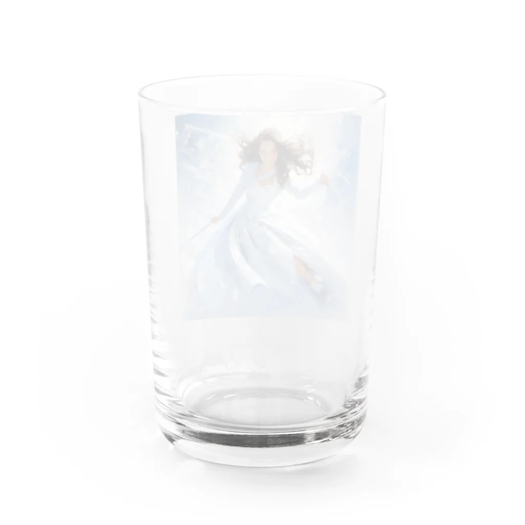 MistyStarkのプリンセススキー Water Glass :back