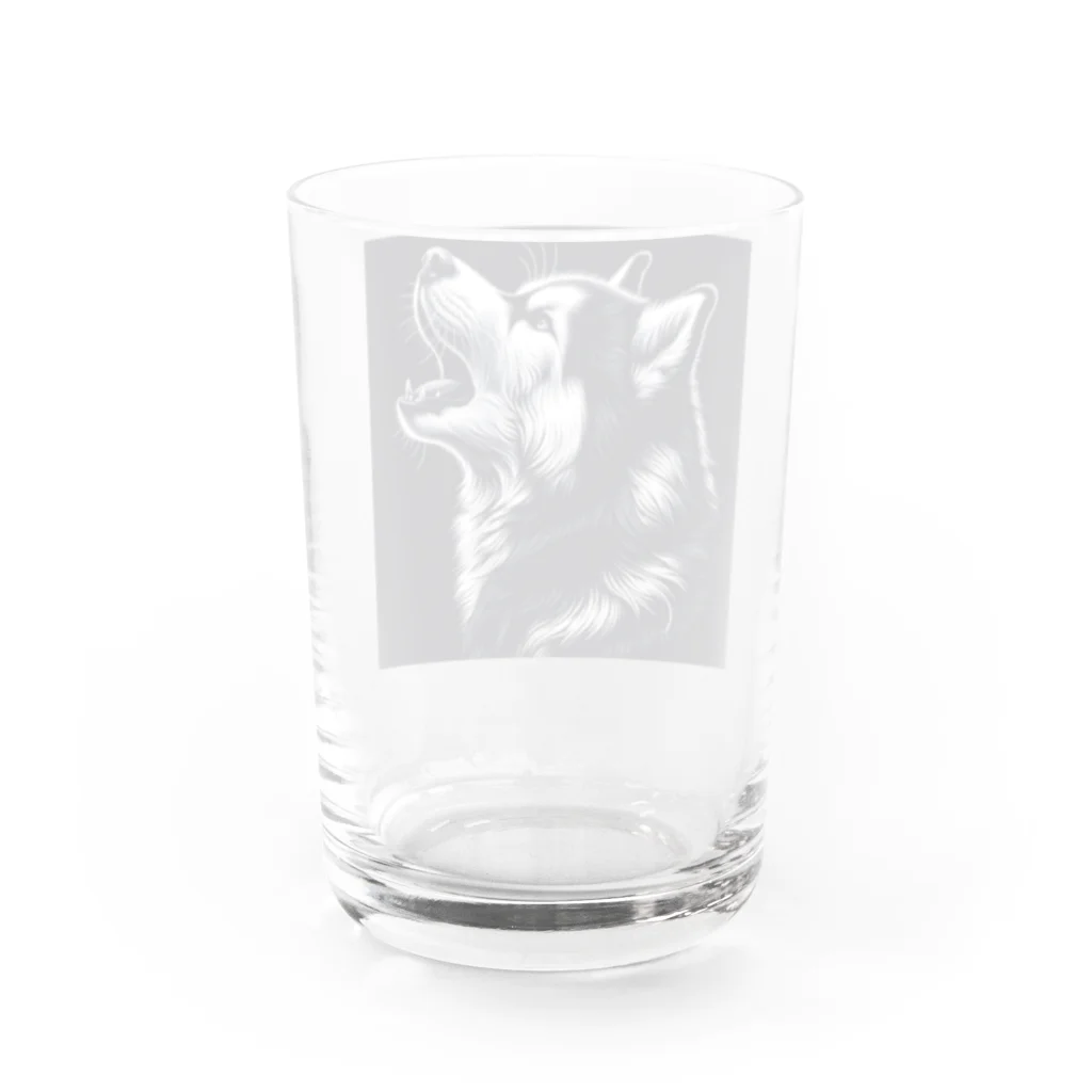 calcium369のシベリアン・ハスキー Water Glass :back