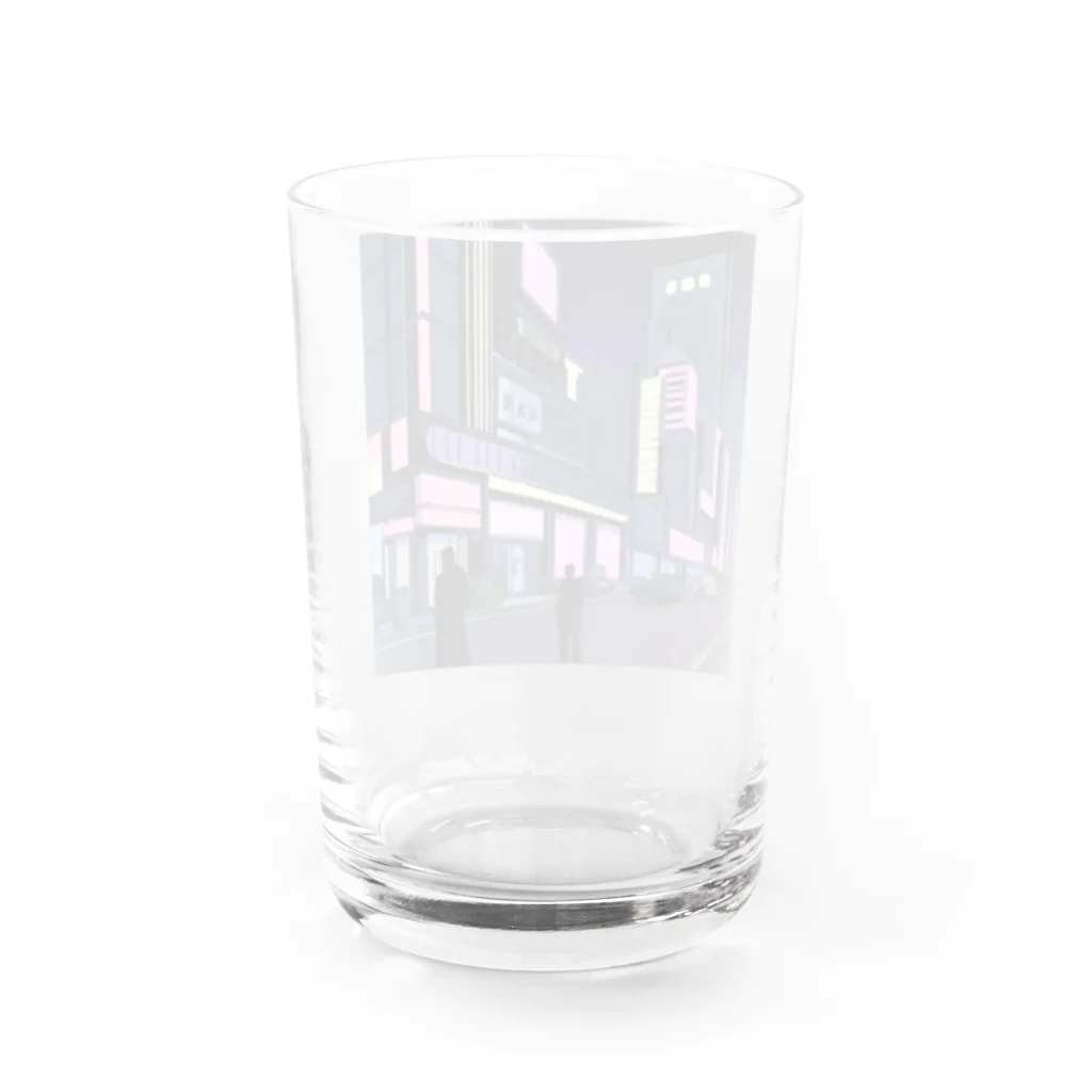 Chill_dreamのサイバーパンク風イラスト Water Glass :back