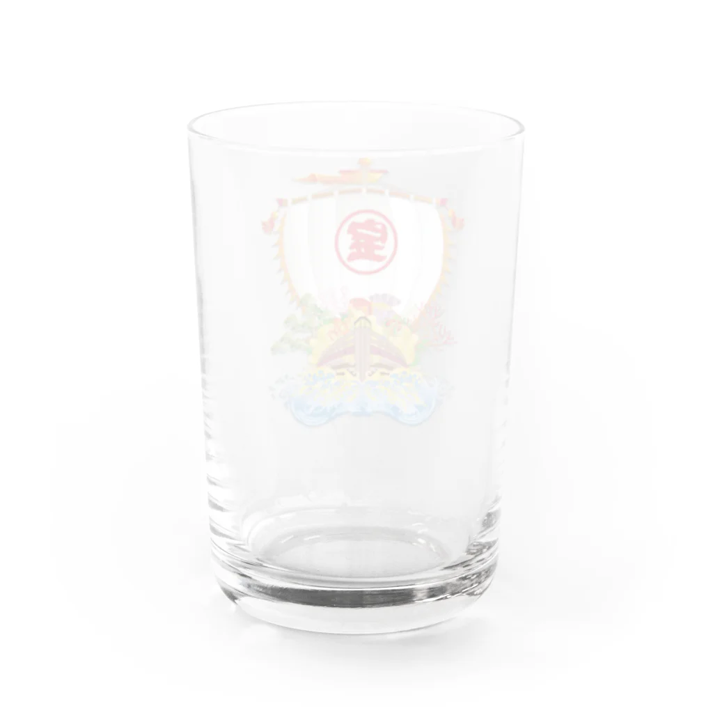 テロメアクリエイト の宝船 Water Glass :back