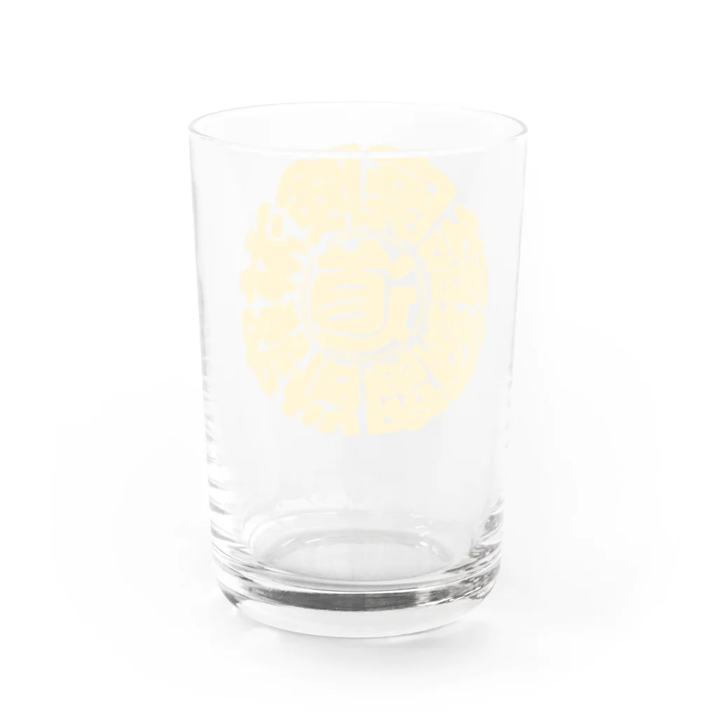 YURAI vpaの冒険道ロゴ入りアイテム(y) Water Glass :back