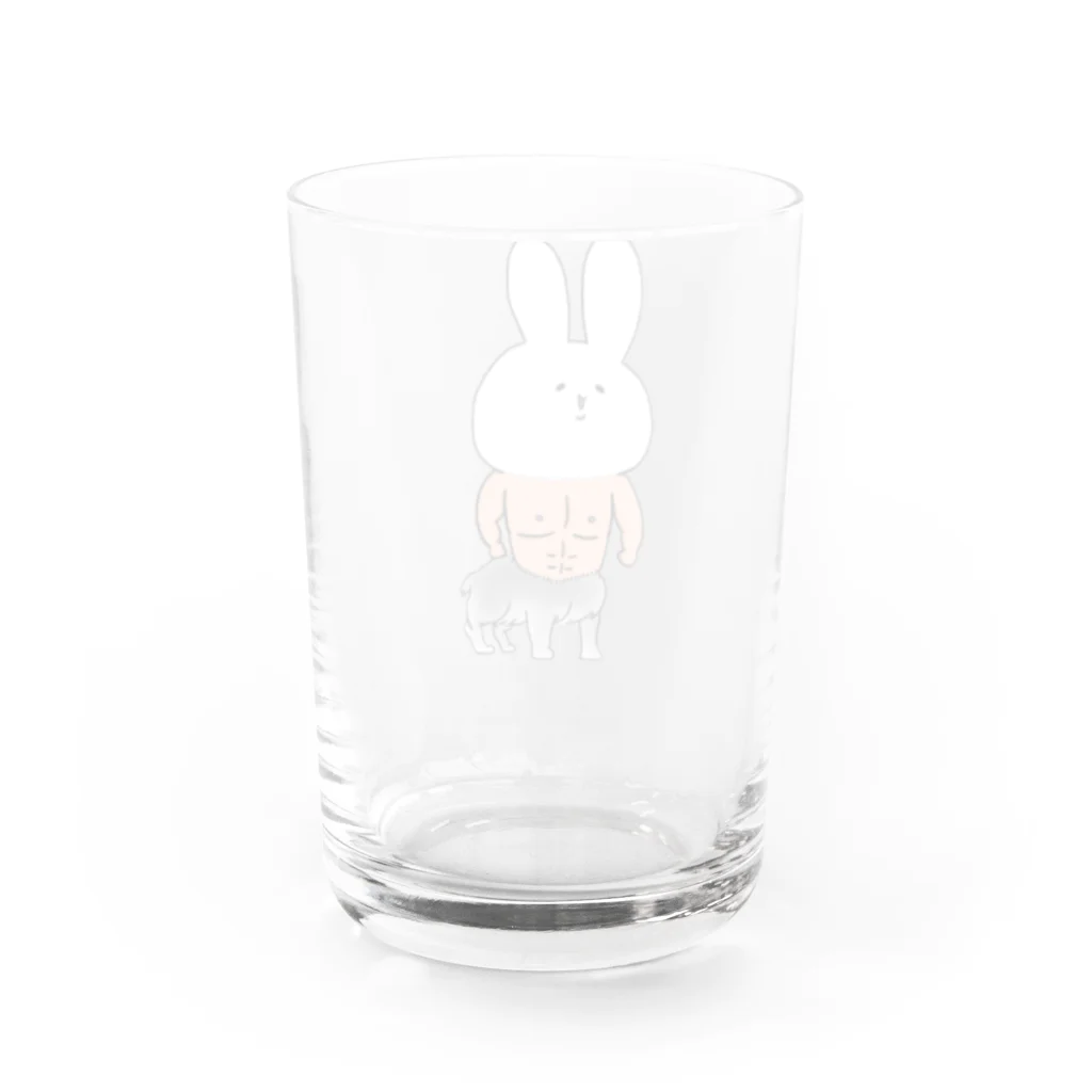 シュガーコンプレックスのけんたうさ Water Glass :back