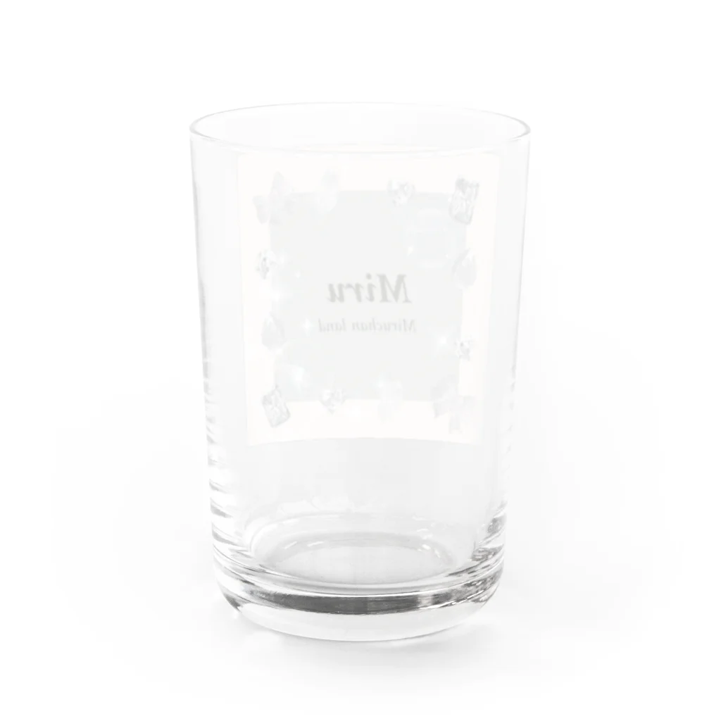 🎀miruchan land🎀🍼©️公式ショップの🎀miru land🎀🍼 Water Glass :back