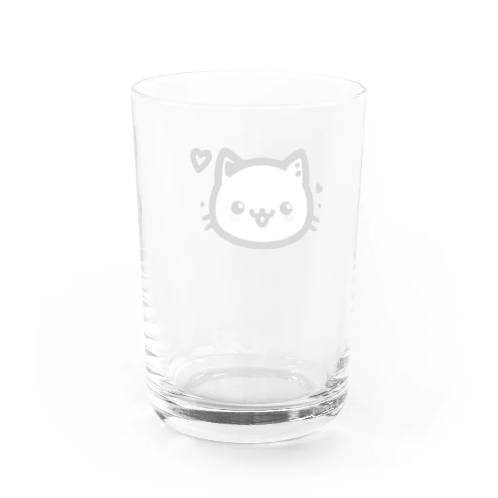 終わらない夢🌈の可愛いにゃんこ🐱💞 Water Glass :back