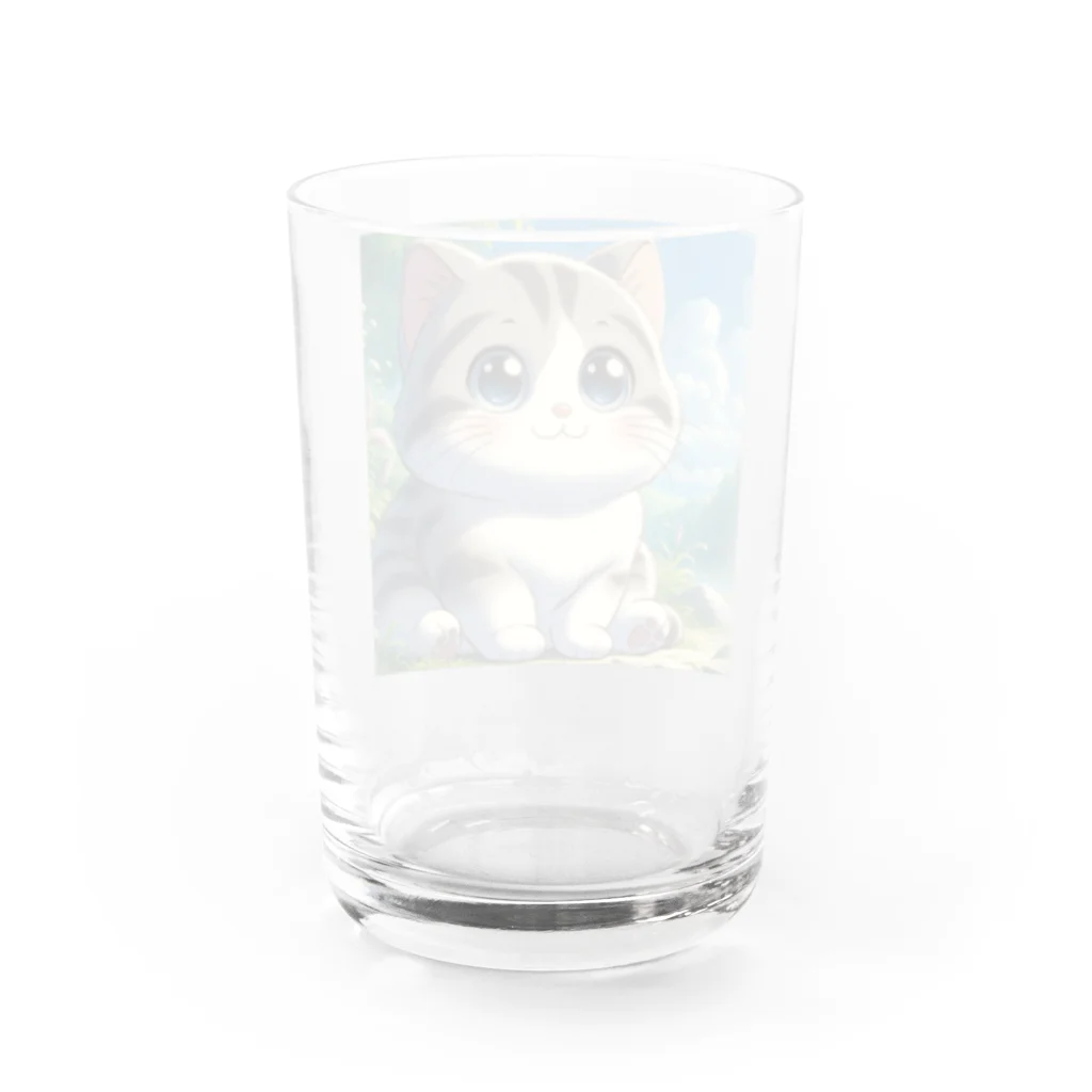 きらきらにゃんぱらだいす⭐️の夢見る子猫ちゃん Water Glass :back
