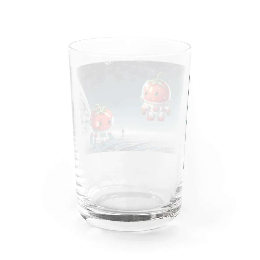 Keiのトマトンとトマリン Water Glass :back