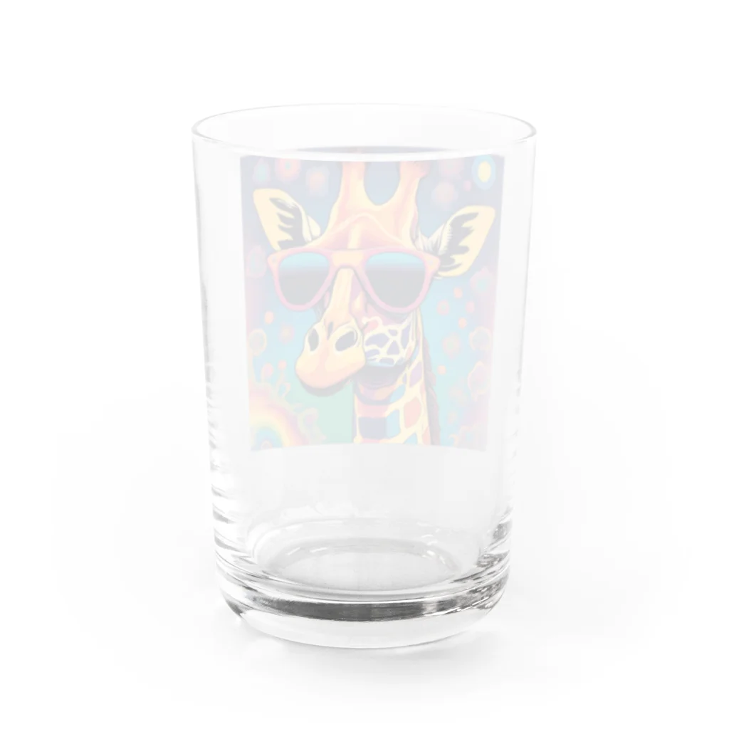 Anniversary TRIBEのパーリーキリン Water Glass :back