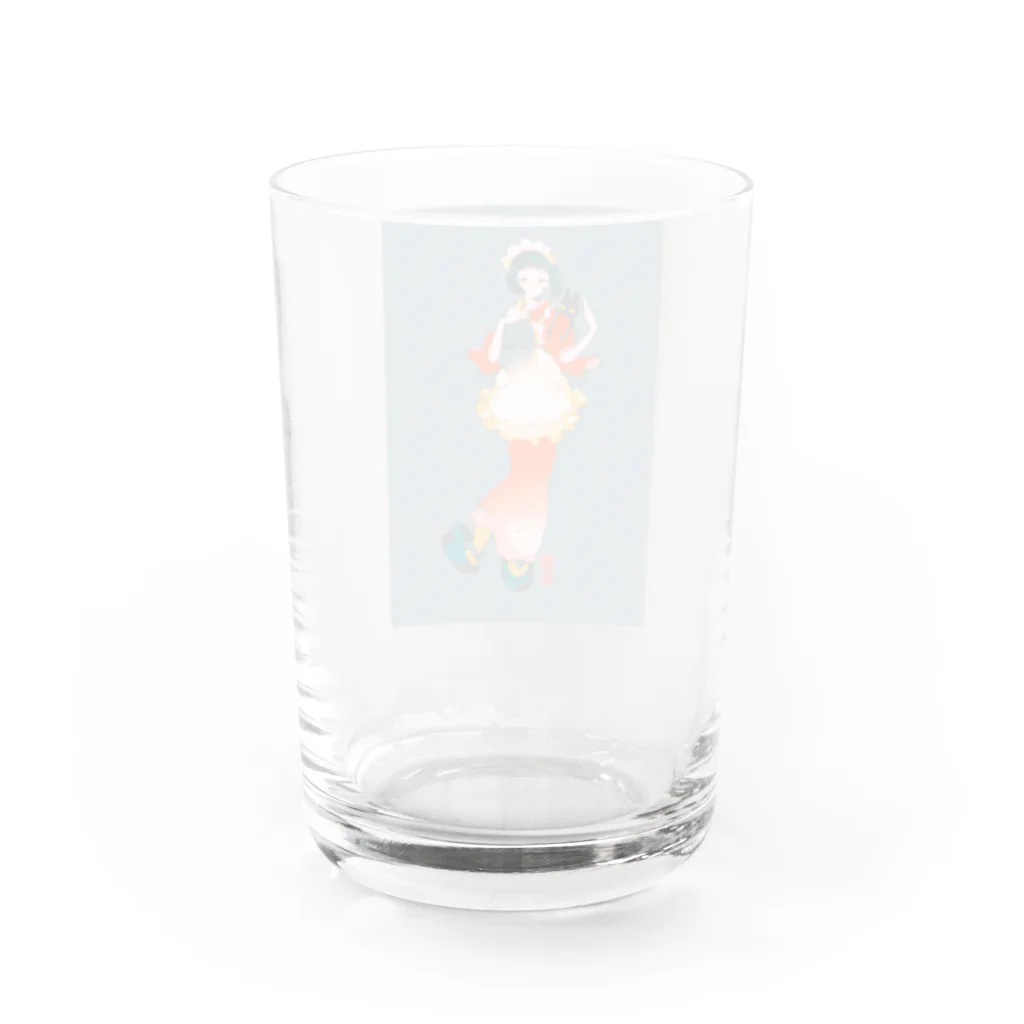 朝際イコ/ ICO ASAGIWAの女給さん Water Glass :back