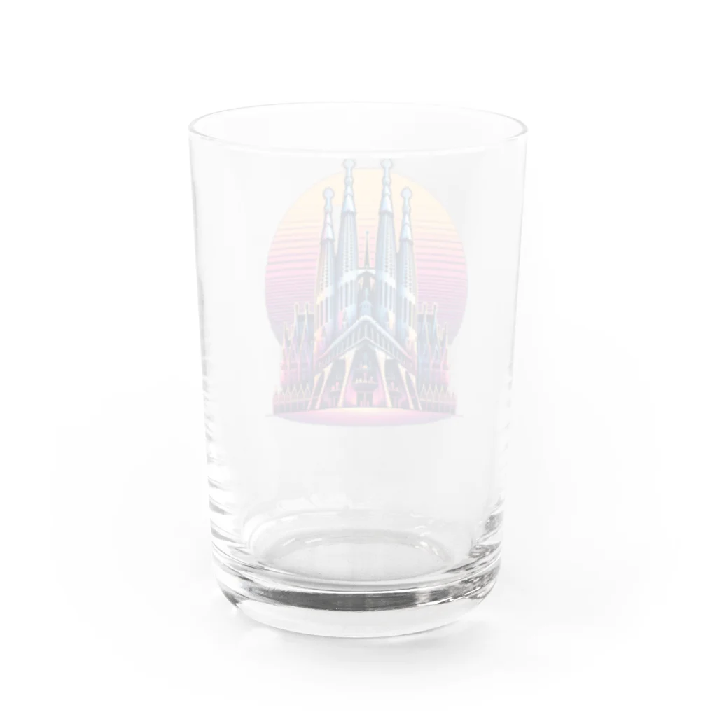 mahiroxのサグラダ・ファミリア Water Glass :back