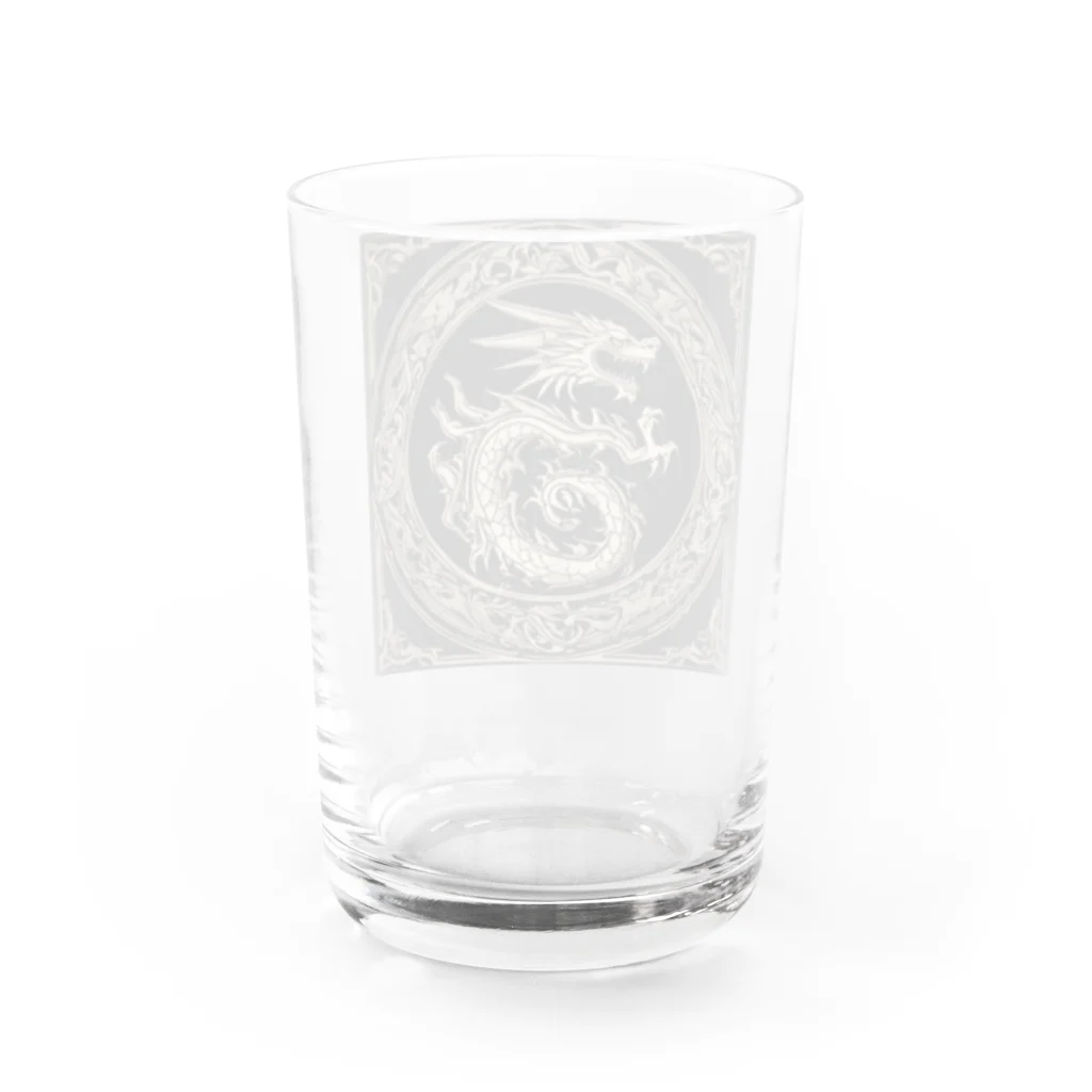 Ritz88の龍の紋章 Water Glass :back