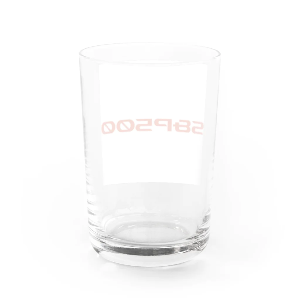 ちょーやのS&P500 Water Glass :back