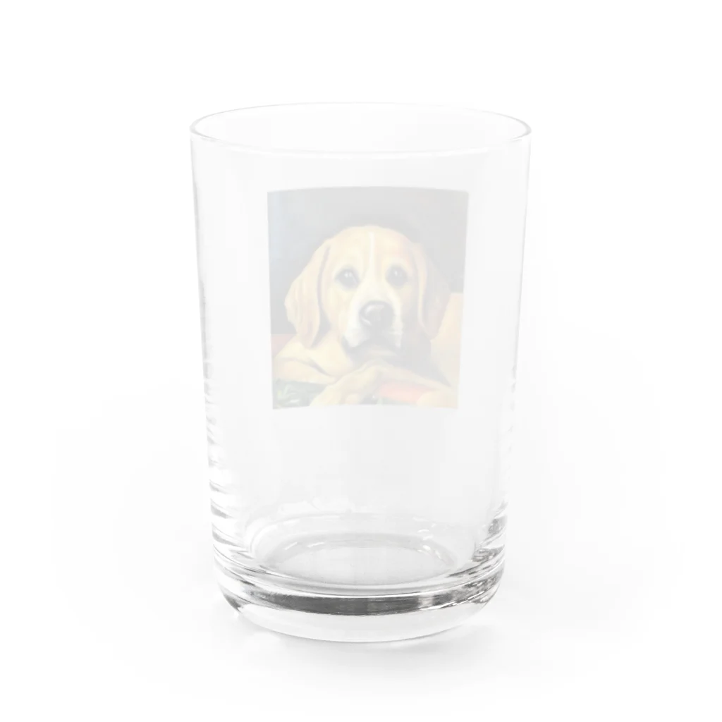 なっつ ふぁくとりーのThe Dog Water Glass :back