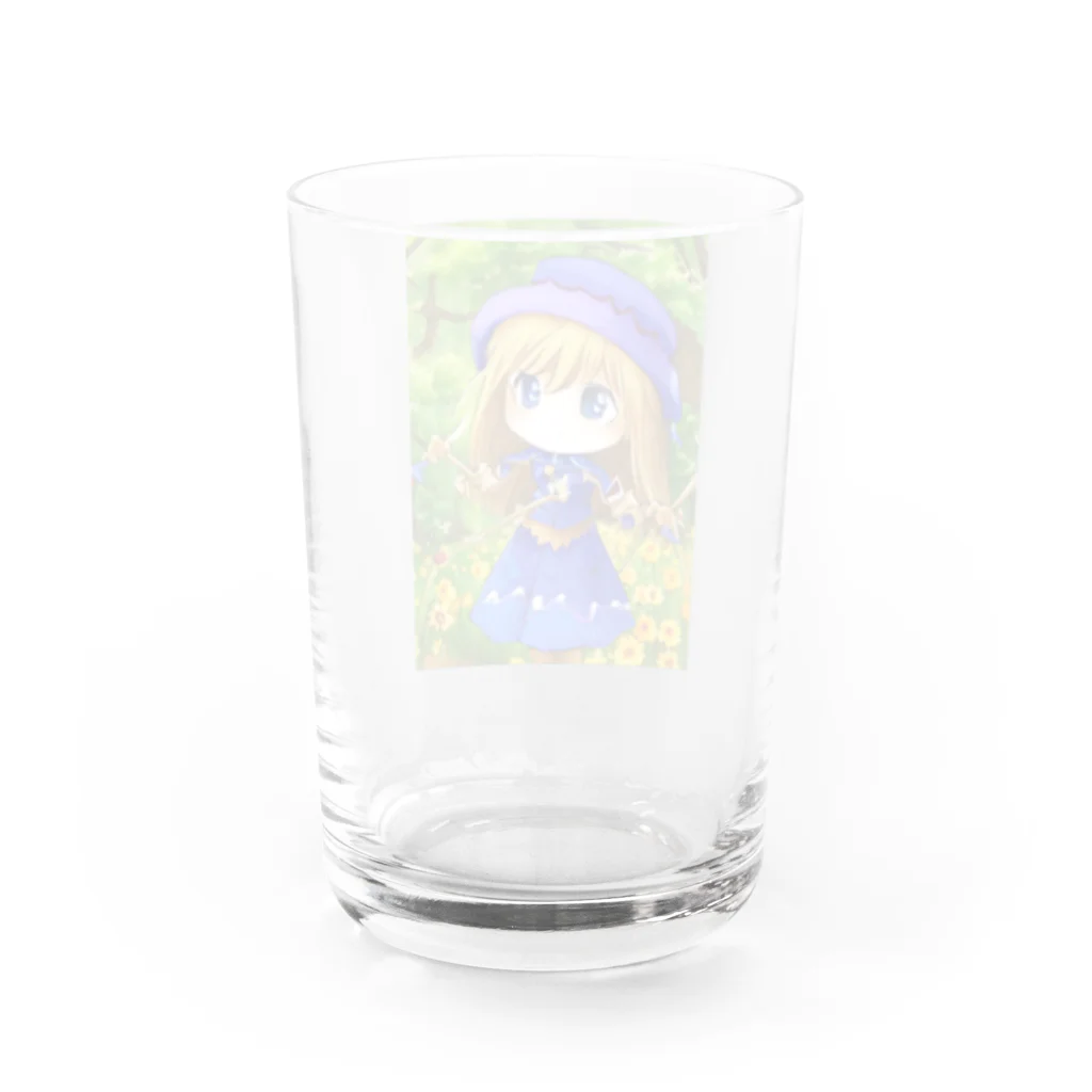 なっつ ふぁくとりーのかかしちゃん Water Glass :back