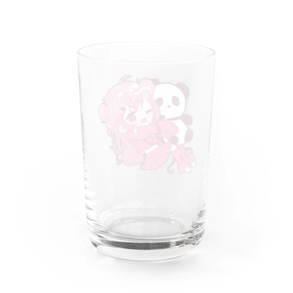 ころころぱんだの【1000人記念】ころころぱんだ × ∞星のとわち Water Glass :back