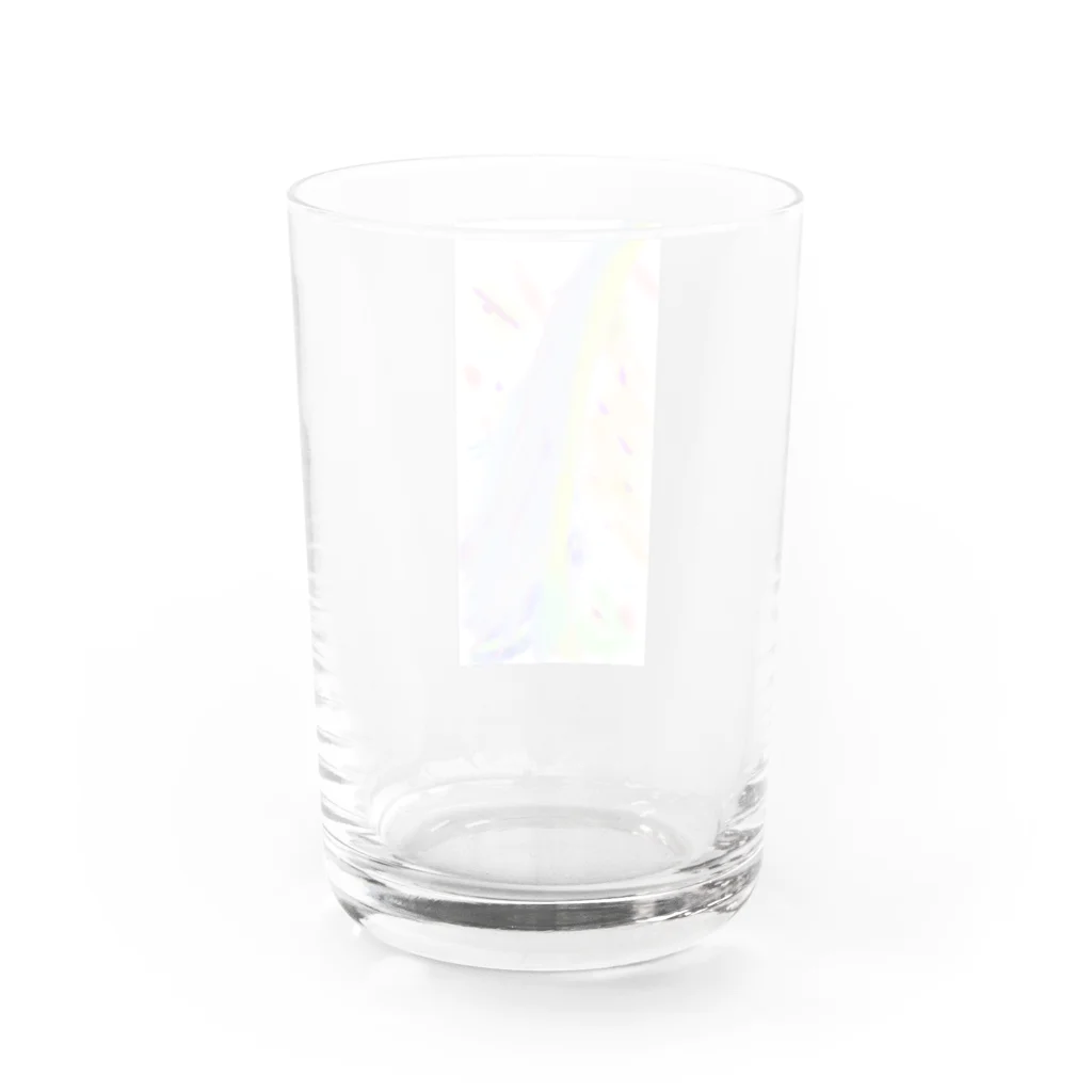 k..m 8888のスピリチュアルアートm..k1111 Water Glass :back