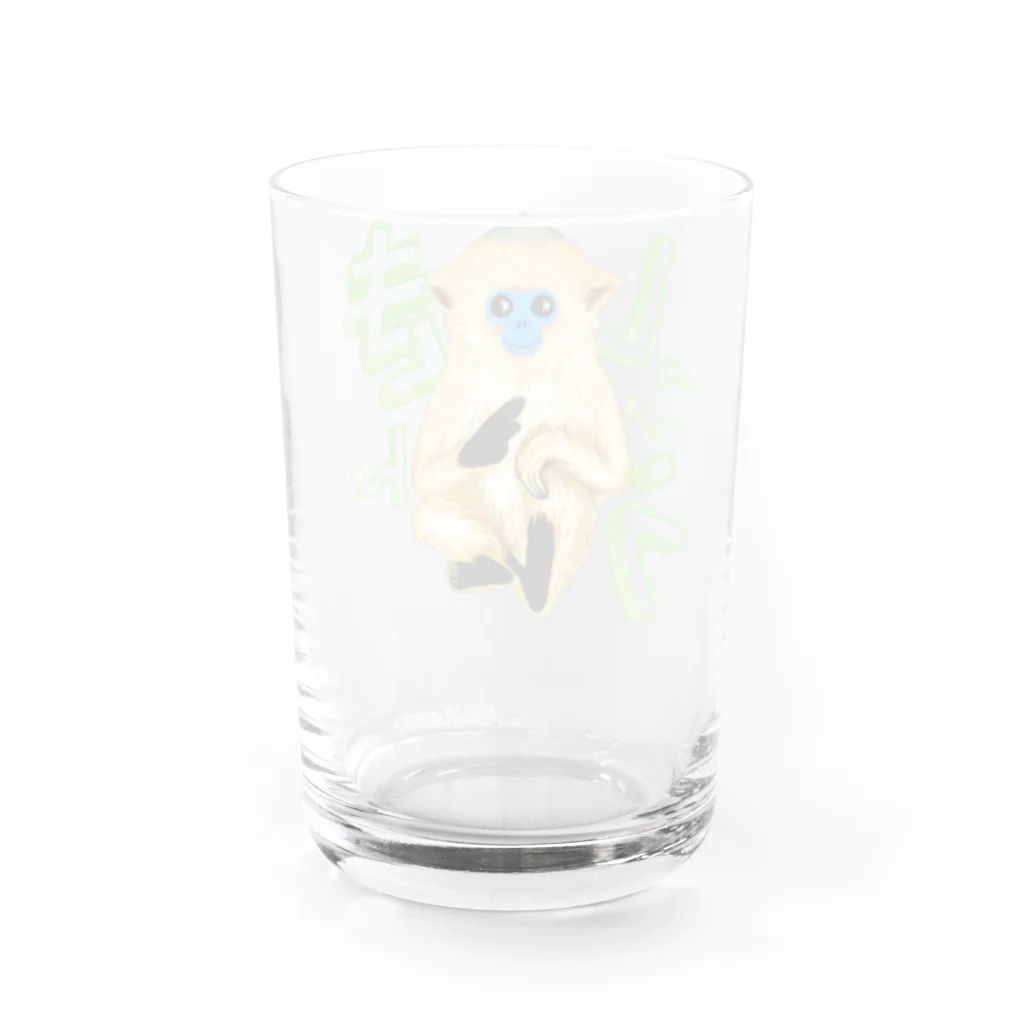 LalaHangeulのキンシコウ(金絲猴) Water Glass :back