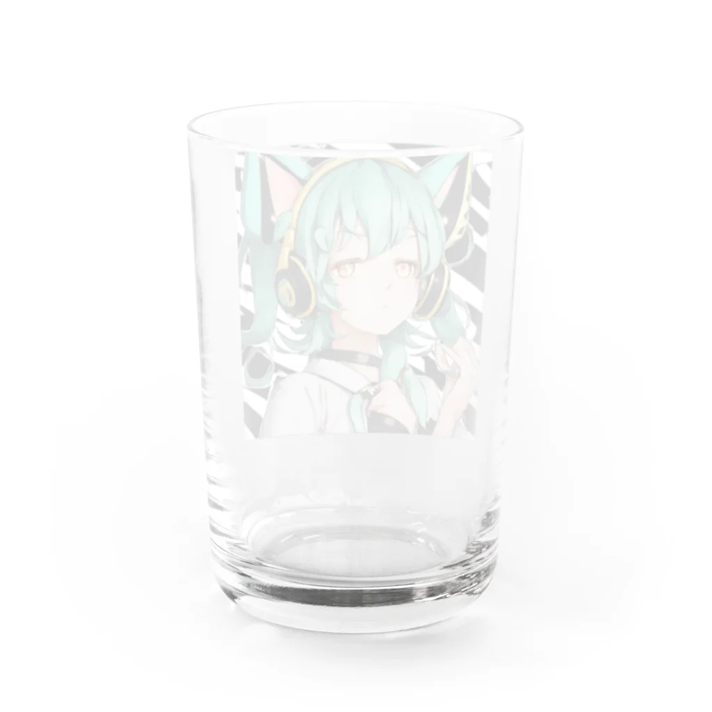 VOCALOID風な商品をのVOCALOID風 猫耳ちゃん Water Glass :back