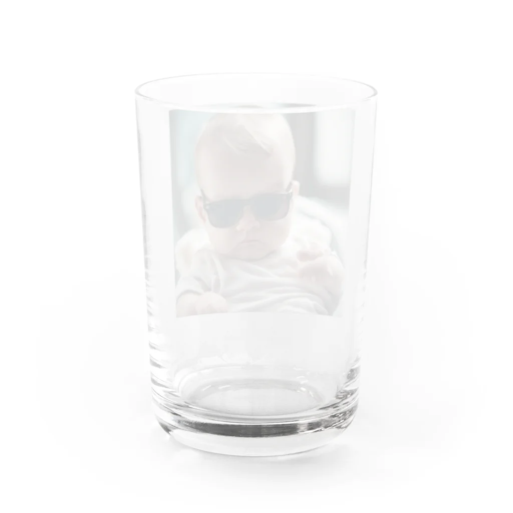 カルビーより湖池屋派のおい、タバコをくれ Water Glass :back