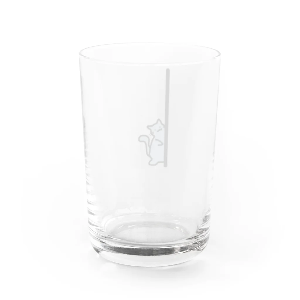 Chameleon5_cののぞきねこ Water Glass :back