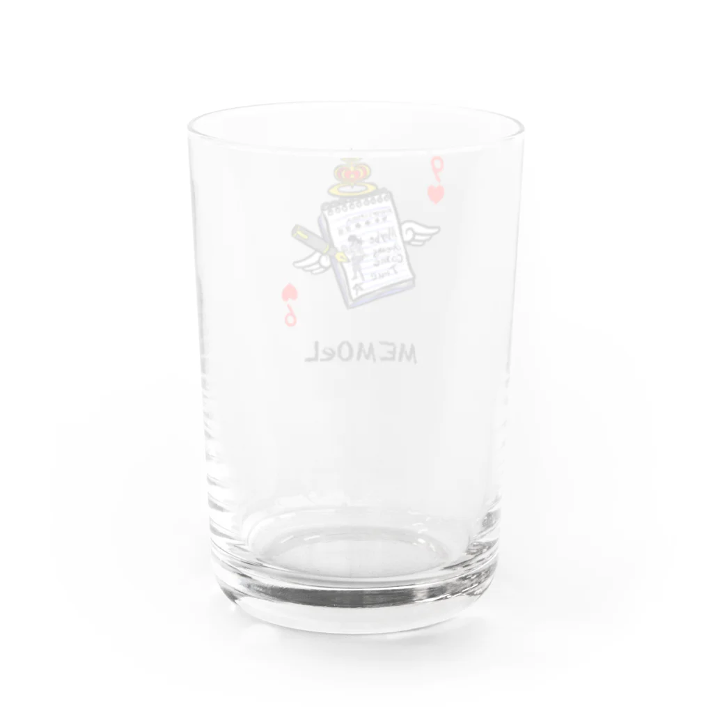 PRAYER'S CROWNのメモエル~MEMOel~（スマホ機能トランプ♡9）　PRAYER'S CROWN PLAYING CARDS Water Glass :back