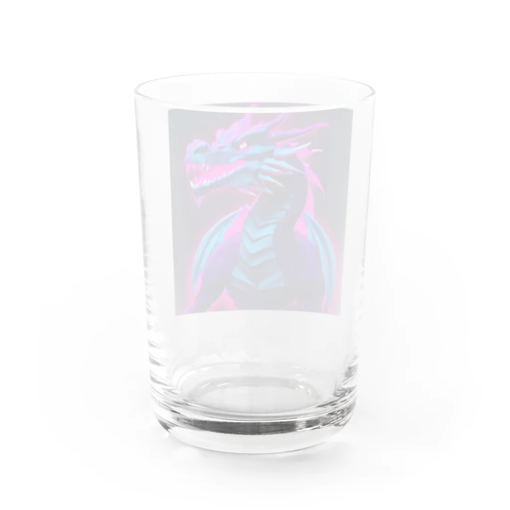 ドラゴンの青龍 Water Glass :back