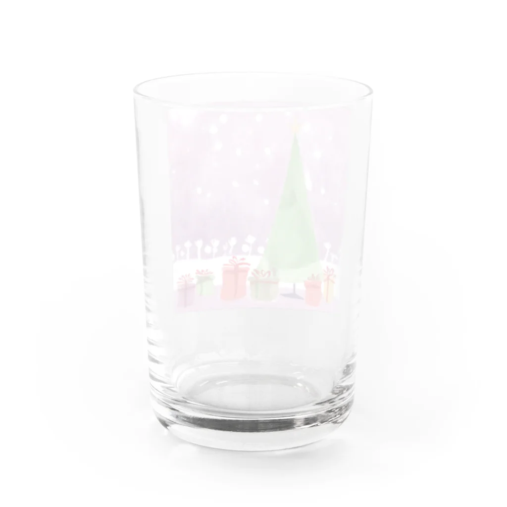 96yukiのクリスマスグッズ Water Glass :back