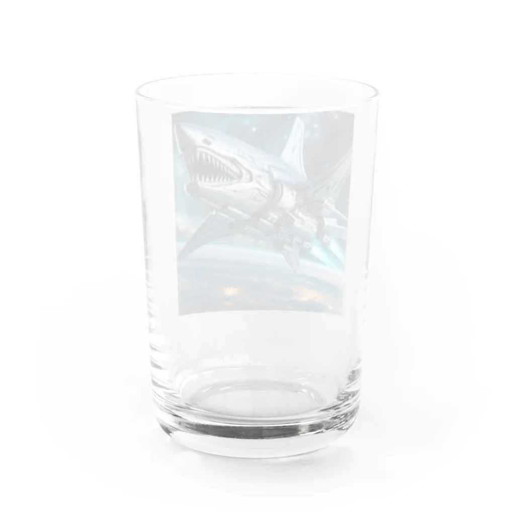 RISE　CEED【オリジナルブランドSHOP】のサメの宇宙船 Water Glass :back