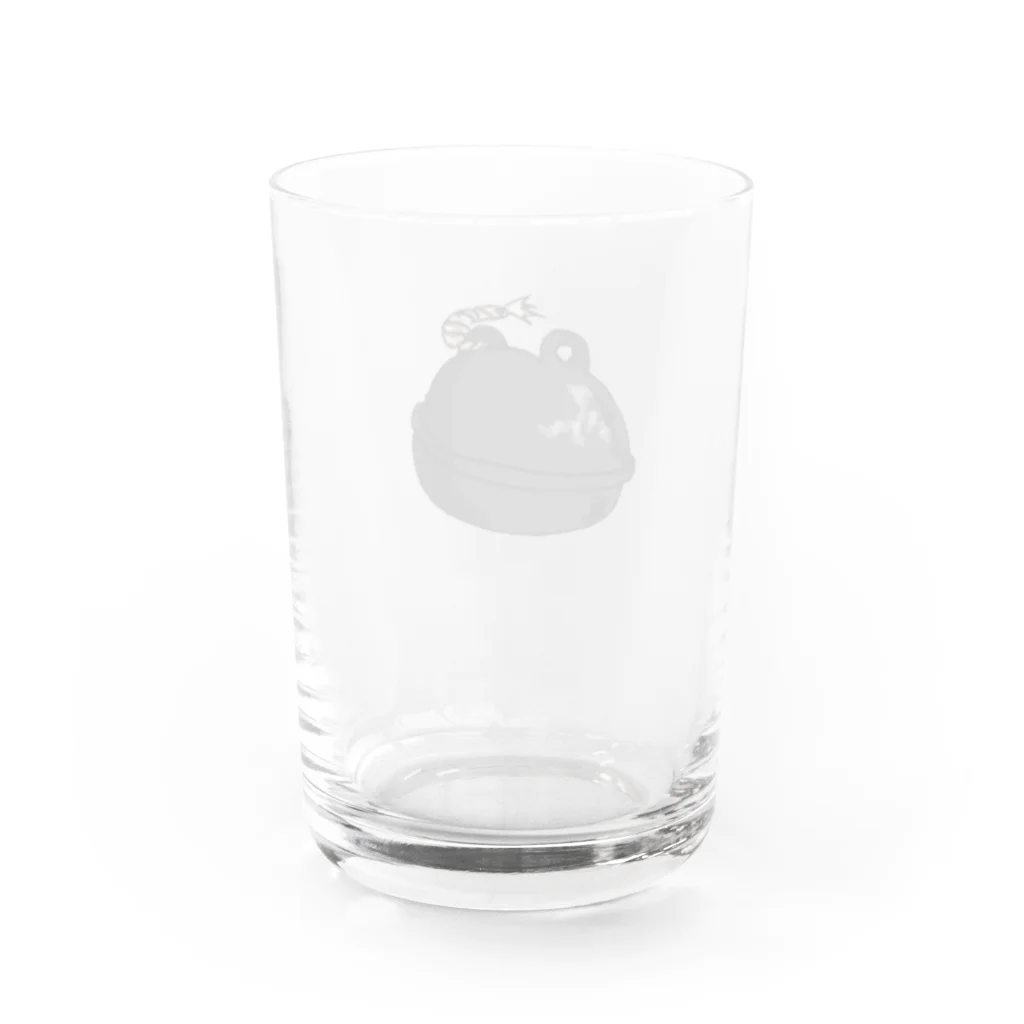 royro_desingの漂着物シリーズ　カエルウキ Water Glass :back