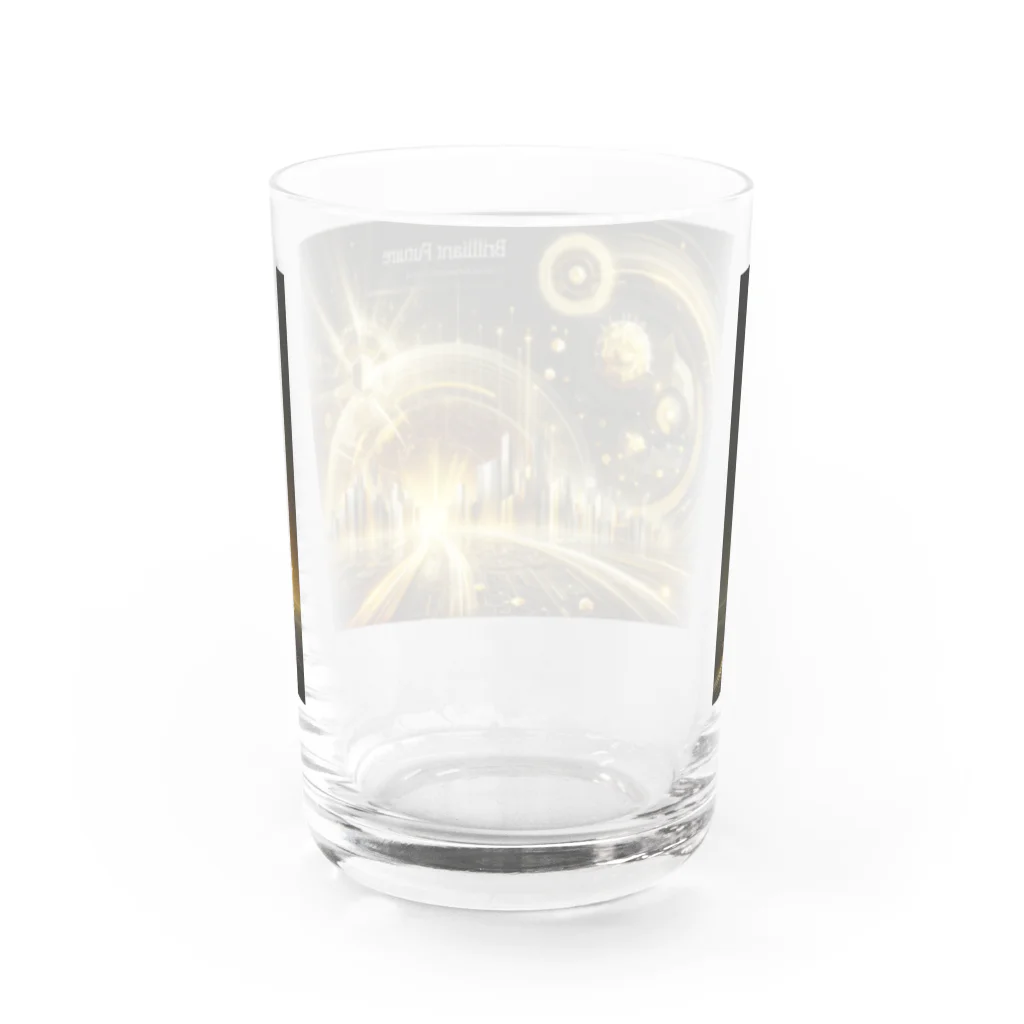 【公式】金運アップのBrilliant FutureのBrilliant Future公式グッズ Water Glass :back