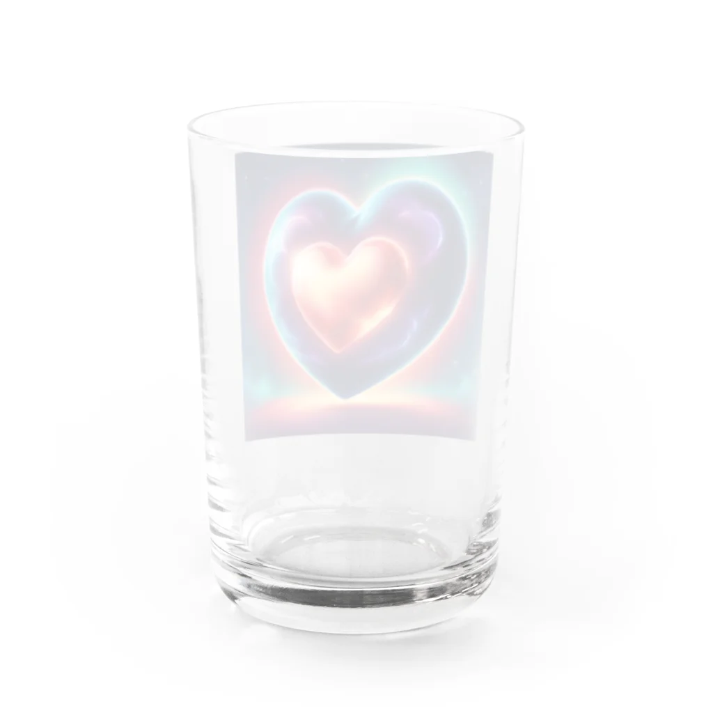 FortuneRiserのスチールハート Water Glass :back