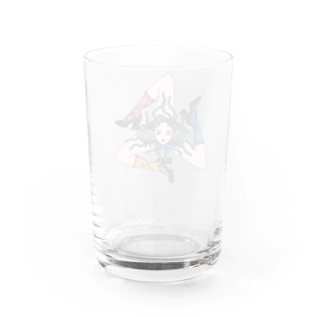 りえむのトリナクリア Water Glass :back