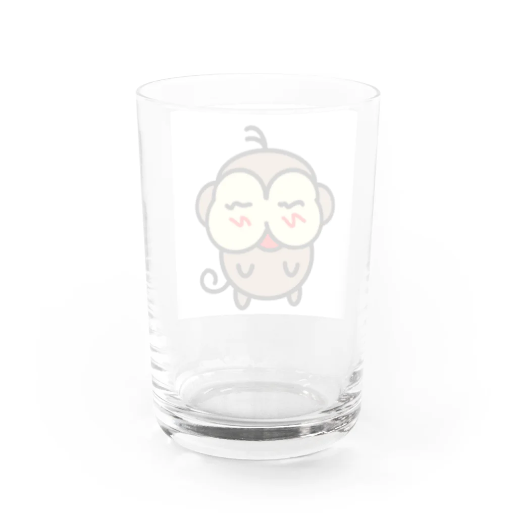 Akesahaのお猿 Water Glass :back
