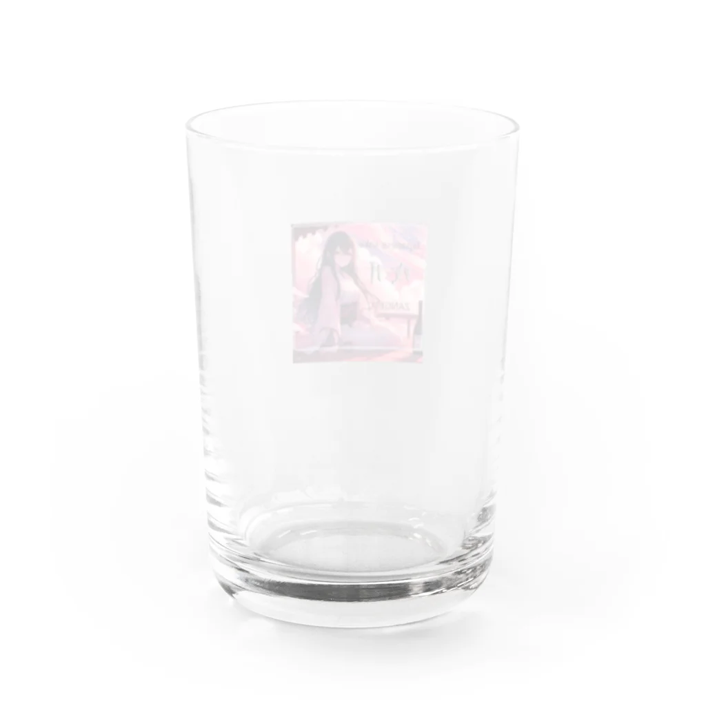 残月鉄道　Remaining Moon Railwayの銘酒残月 Water Glass :back