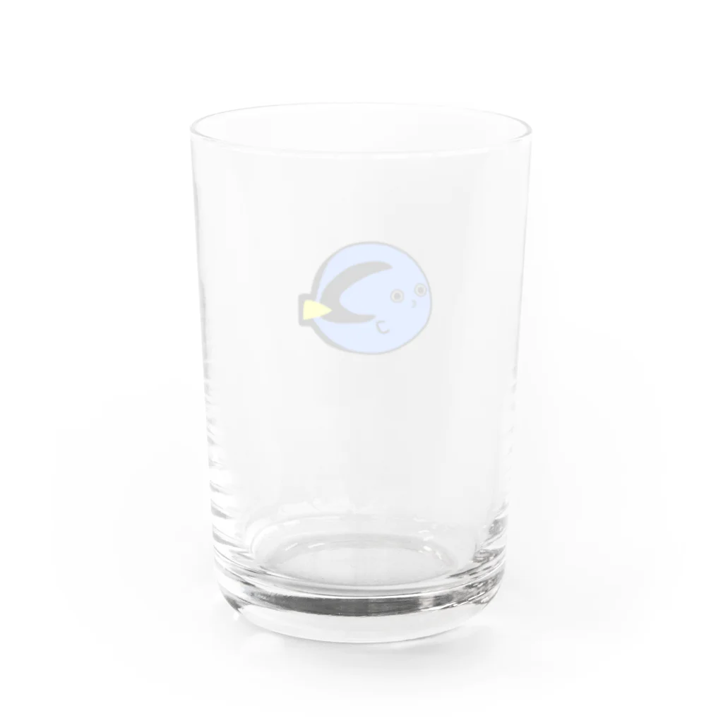 モルのナンヨウハギ Water Glass :back