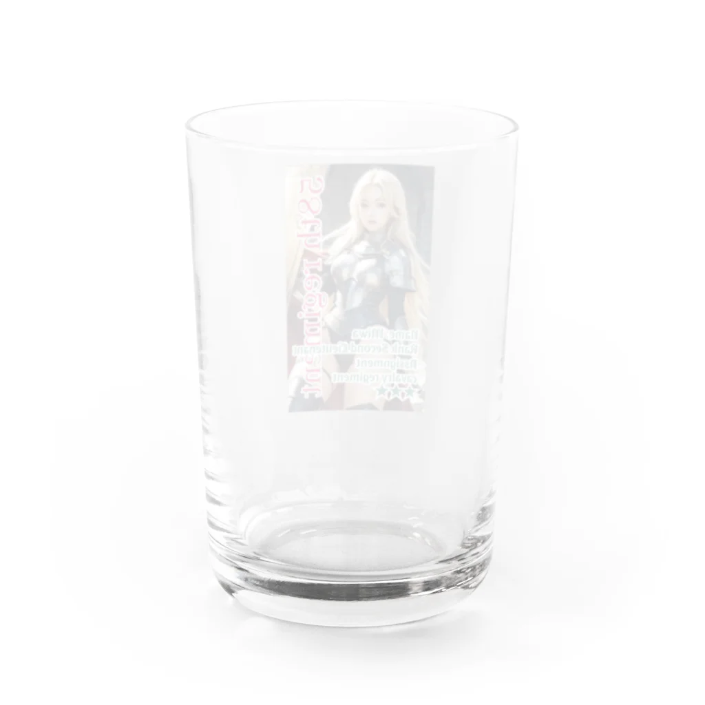 💕第52歩兵連隊💕の美少女戦士 Water Glass :back