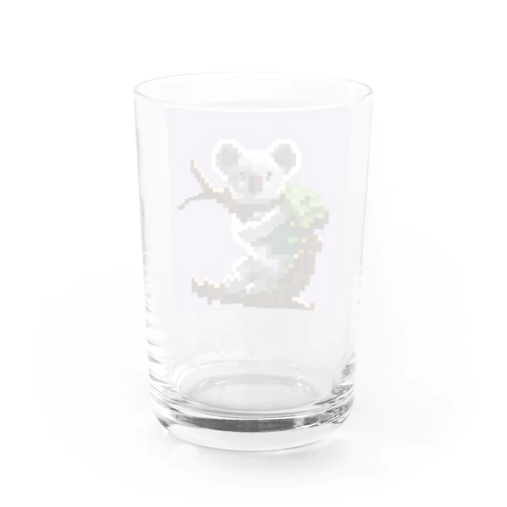 Crook-Aaronのぴくせるこあら Water Glass :back