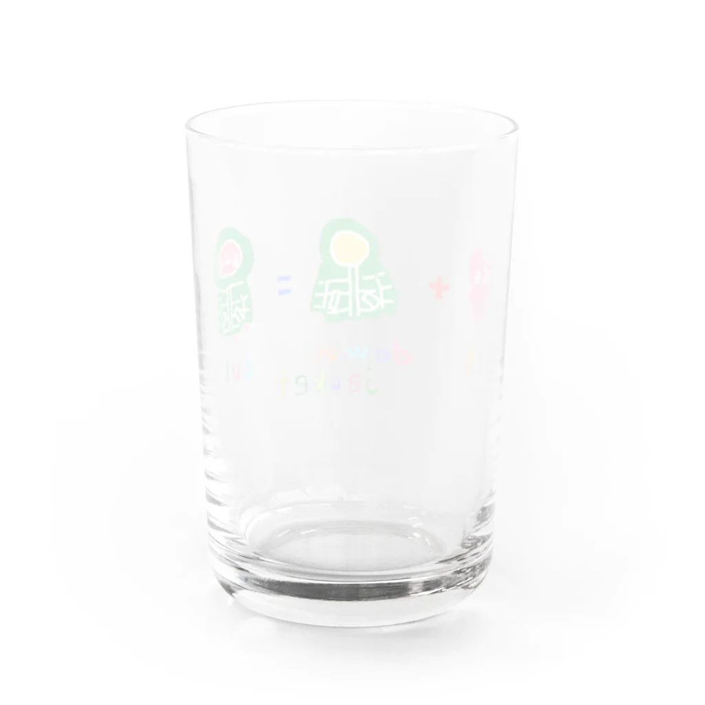 247_Zsのcute cat カラフル Water Glass :back