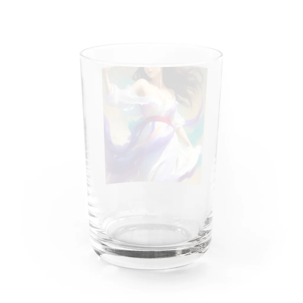 ZZRR12のエーテルの踊り手 - Ethereal Elegance Water Glass :back