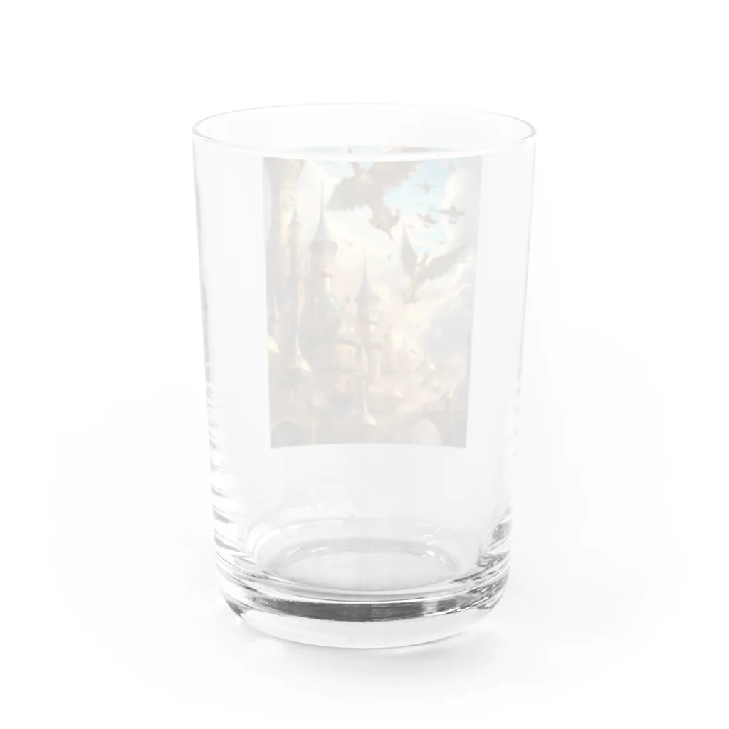 路傍の石の幻想世界の空港 Water Glass :back