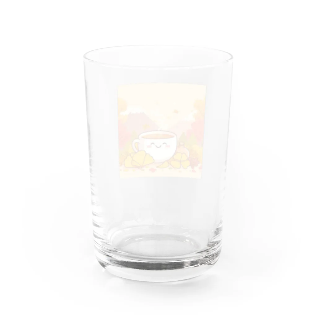 chapinnuのイチョウと紅茶シリーズ② Water Glass :back