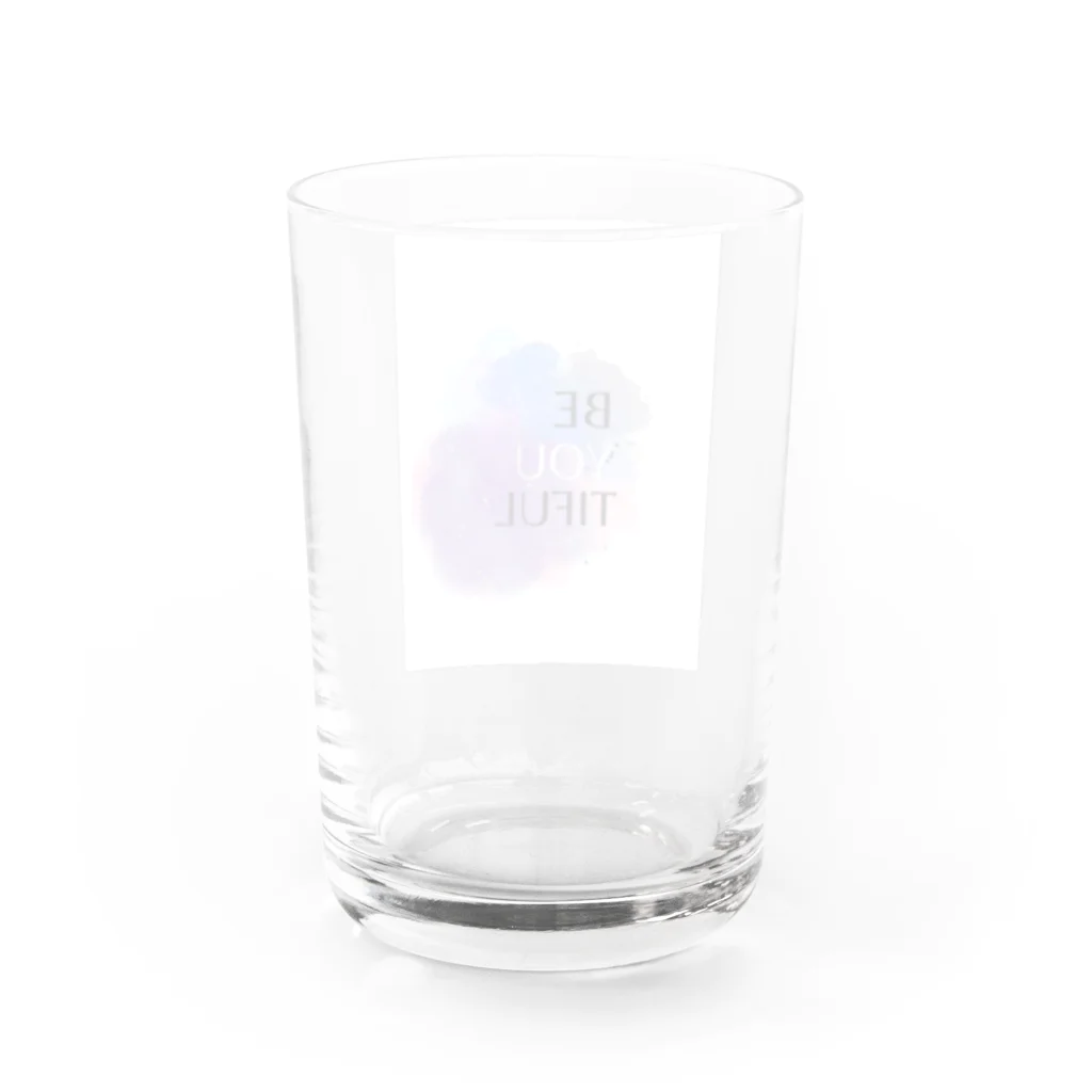 choko＆malonのパステルピューティ Water Glass :back