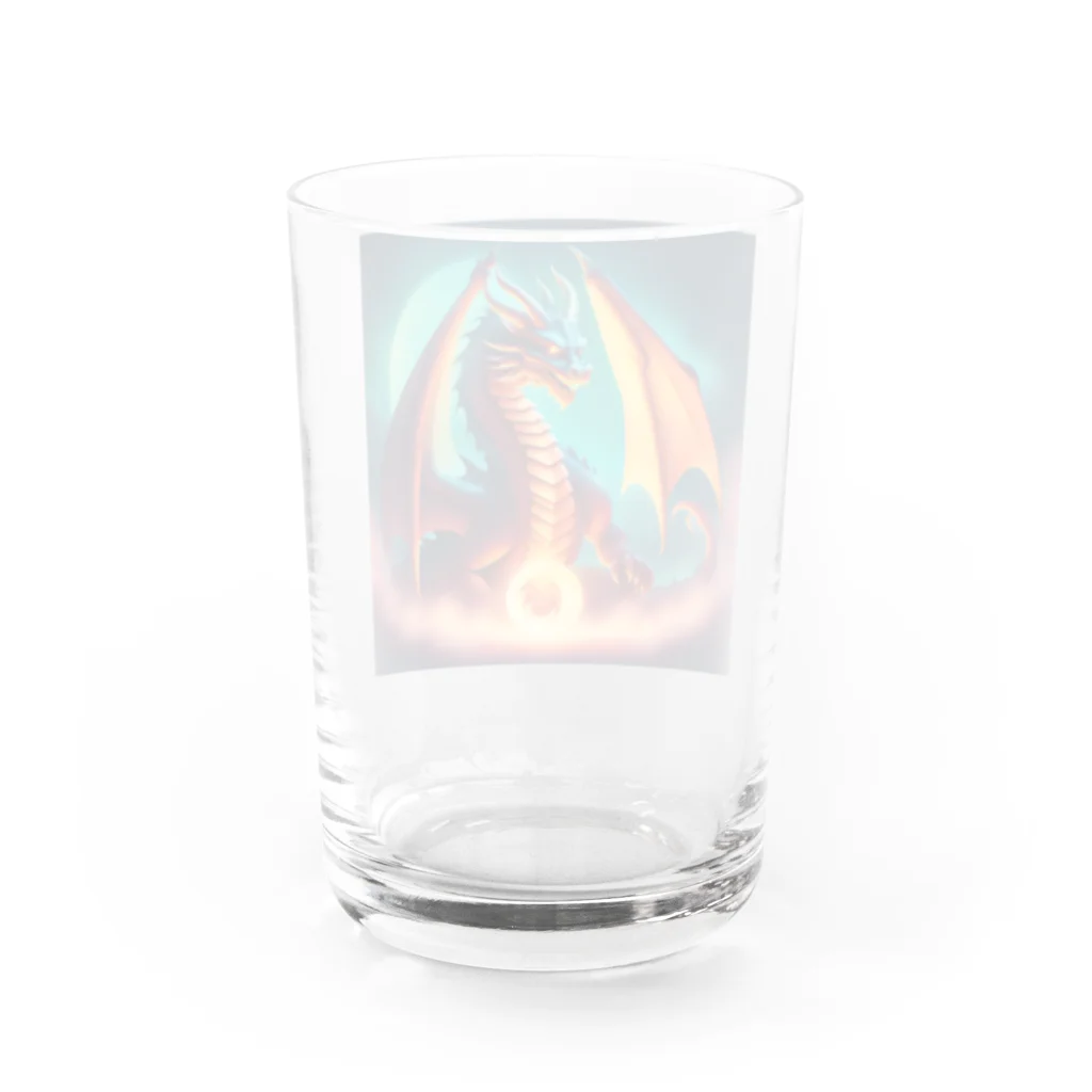 fantastical storeのdragons Water Glass :back