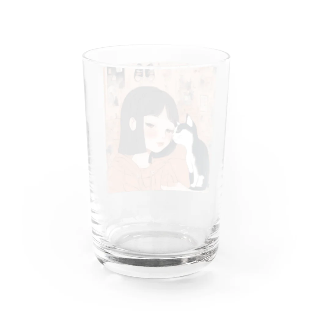 クリエイティブ・キャラバンのあやぼちゃん Water Glass :back