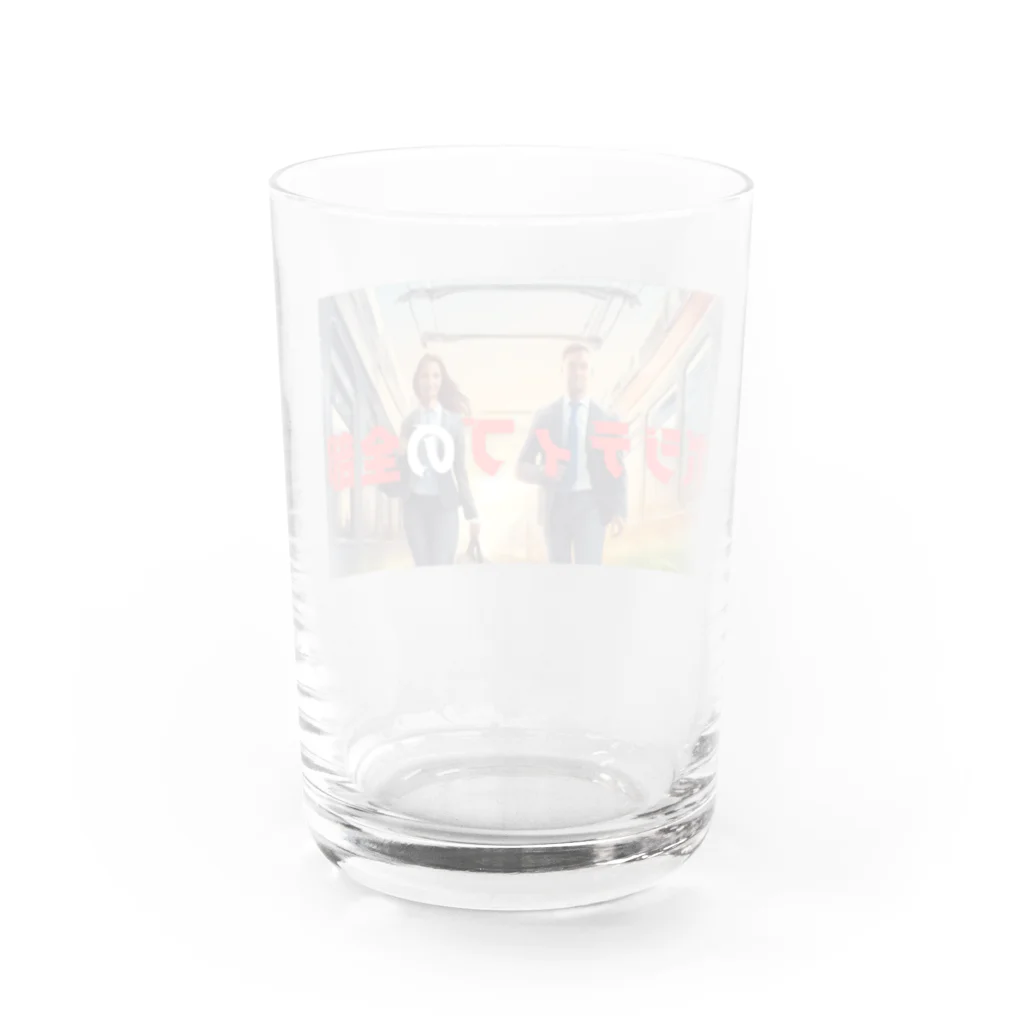 SHOP teeteeteeのポジティブの全部 Water Glass :back