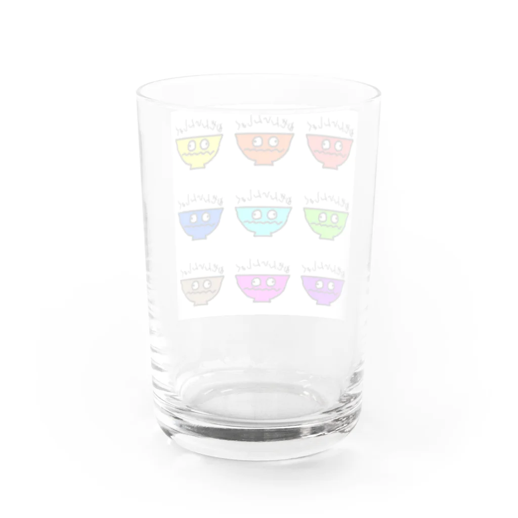 無銭飲食グッズのめし Water Glass :back