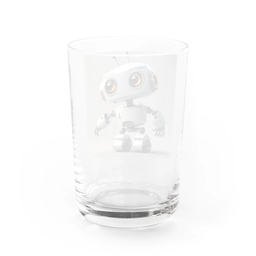 Yoshikoのクリエイトショップのスマロボくん Water Glass :back