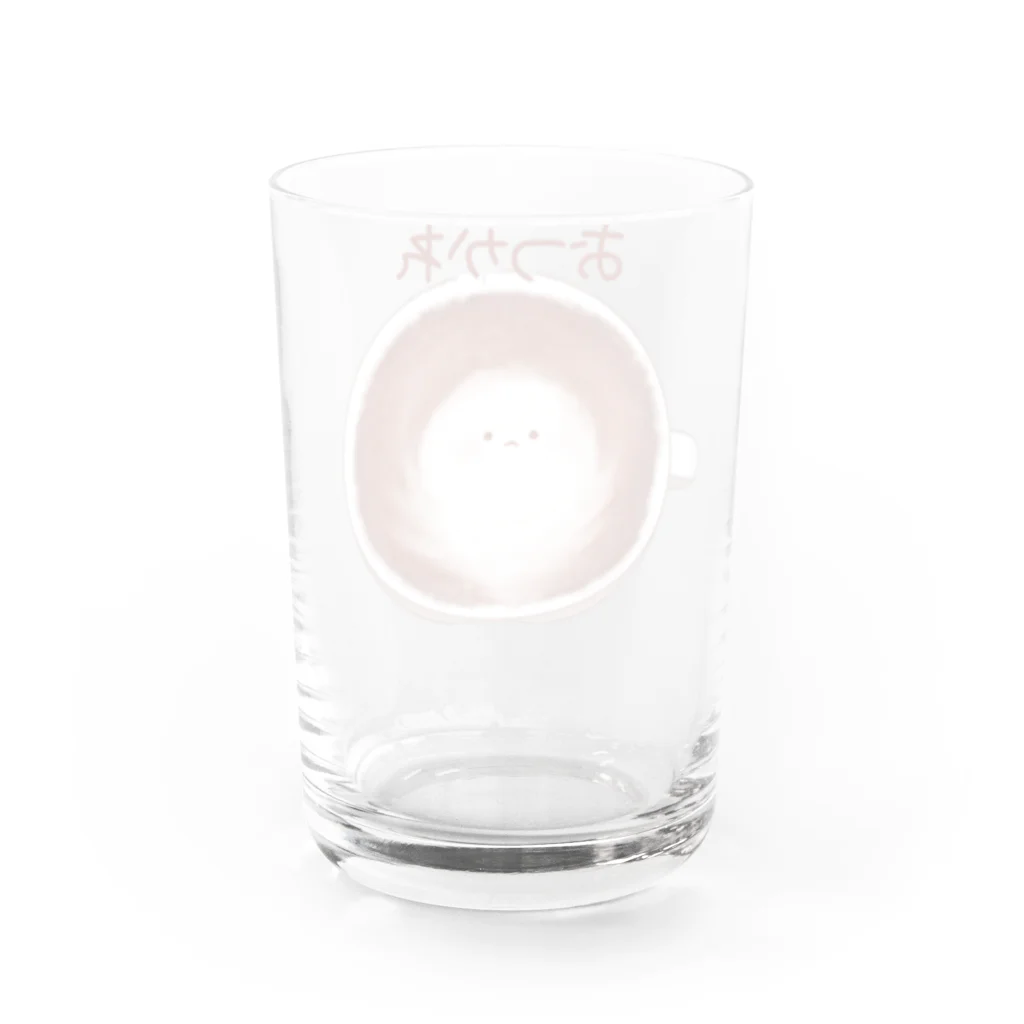 やまえながのふわふわしまえなが【おつかれ】 Water Glass :back